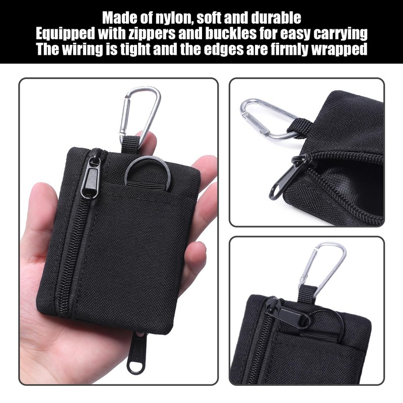 GDFHBD 3 Pieces Outdoor Mini Wallet, Small Men'S Wallet, Tactical