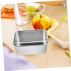 BIUDECO Stainless Steel Refrigerator Fresh Storage Box Snack Preservation Box