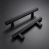 NIZADO 10 Pack 3 Inch Cabinet Pulls,Black Kitchen Cabinet Handles,Bathroom
