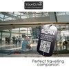 You ID Me Medical Necklace Tag with QR Code, Engraved