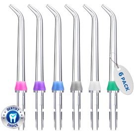 Oralphi for Waterpik Replacement Heads, Replacement Tips for Waterpik Water Flosser, Suitable for Waterpik Accessories Replacement Tips, for JT-100E(6 Classic Jet Tips)