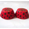 Lucky Star Red Ladybug Colorful Paper Muffin Cupcake Liners case