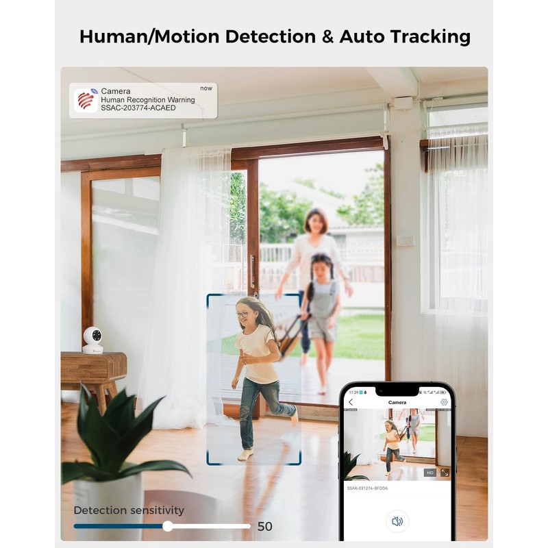 ctronics PTZ Indoor Surveillance Camera with 6X Hybrid Zoom, Automatic