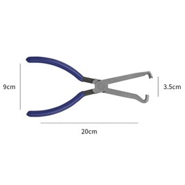 1PCS Electrical Disconnect Pliers, Automotive Electrical Disconnect Pliers Set, Electrical Connector Pliers,Automotive Electrical Plug Connector Disconnect Tools for Push Tab Style Plugs (Red)