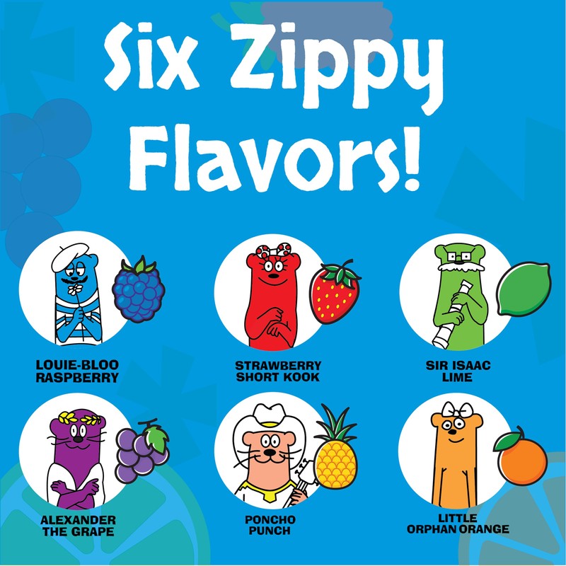 Otter Pops Freezer Bars, 100% Fruit Juice Ice Pops, Original