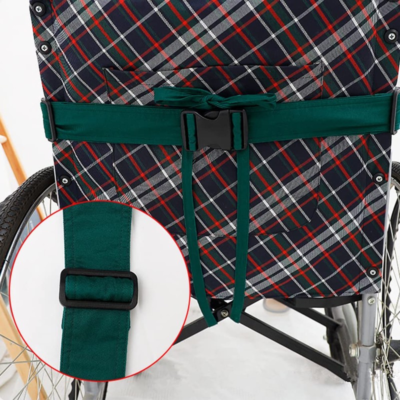 DEEYOTA Wheelchair Seat Belt, Adjustable Strap, Nursing Wheelchair Safety Belt,