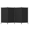 Kecreque Portable Room Divider 4 Panel Partition Room Dividers and