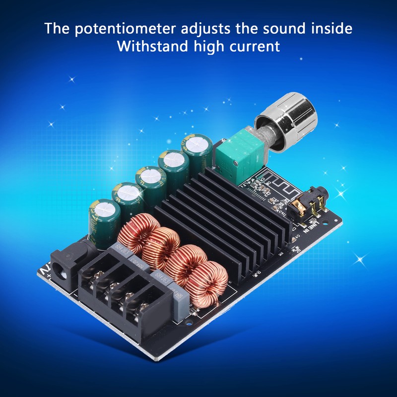 Bluetooth 5.0 Power Amplifier Board Wireless High Power Stereo Digital