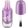 essence gel nail colour, nail polish, no. 41, purple, long-lasting,