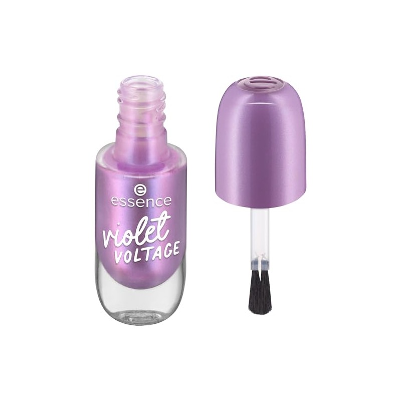 essence gel nail colour, nail polish, no. 41, purple, long-lasting,