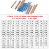 1270Pcs 127 Values 1/2W 0.5W 1% 1R-1M Ohm Metal Film
