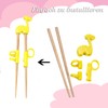 Chopsticks for Children, 4 Pairs Training Chopsticks, Reusable Children's Chopsticks,