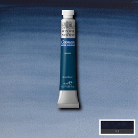 Winsor & Newton 8840097 Cotman Watercolour Paint, Studio Watercolours, Vibrant, High-Quality Colours with Very Good Processing Properties, 8 ml Tube, Indigo