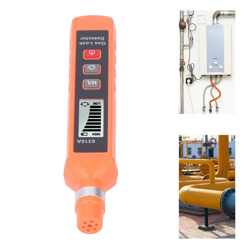 Gas Leak Detector LCD Digital Display 300‑10000PPM Combustible Gas Tester