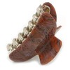 Medium Brown/Golden Marble Effect Acrylic Hair Claw/Hair Clamp - 8cm