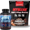 Myogenix Myomega Omega-3 Softgels & Myolean Chocolate Whey Protein – Heart & Muscle Performance Bundle – Omega-3s with 40g Protein to Support Growth, Recovery & Energy