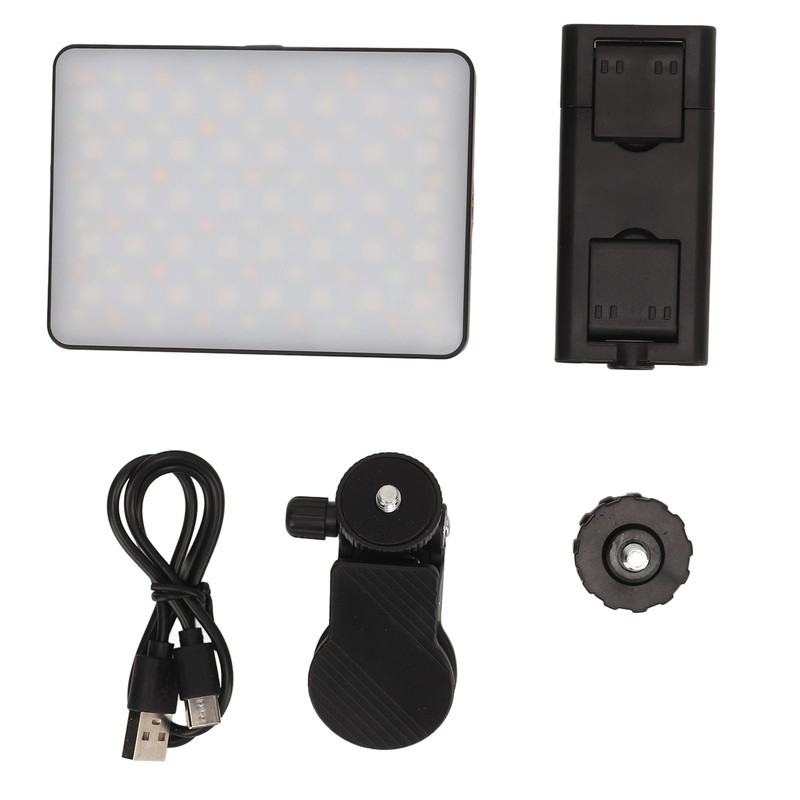 Portable Cell Phone Fill Light LED High Power Rechargeable Clip