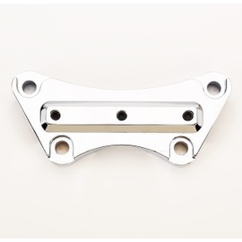 HTTMT H2314-1- Anti-Slip Handlebar 1PC 1 inch 25mm top clamp Compatible with 1997 & up Harley Touring Chrome