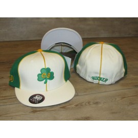 Stall & Dean Rucker Celtic Shamrocks G/W Harlem Court Stall & Dean Fitted Hat Cap Size 7 1/2