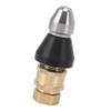 Domary Pressure Sewer Jetter Nozzle Stainless Steel G1/4 Adapter for