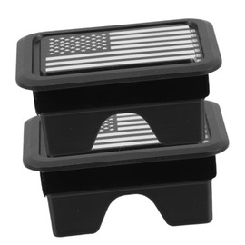 Alipis 2pcs Ram Box Hole Ram Accessories Hitch Accessories Truck Accessories Truck Bed Accessories Flag Hitch Cover Towing Tow Hitch Cover Abs