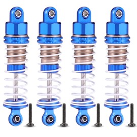 HAIBOXING RC Shocks Metal Shock Absorber Damper for 1/18 RC Cars,All Metal Fill Oil RC Upgrad Parts for HBX 18858 18868 18859 18859A