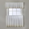 SKL Home Carrick Stripe Valance, 56x13, Natural