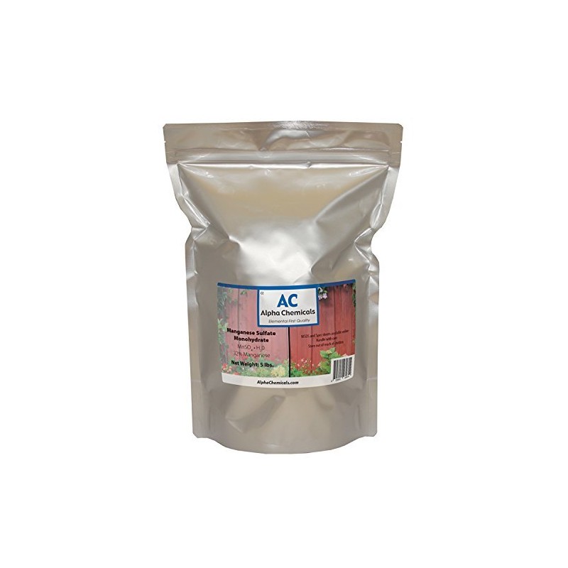 Manganese Sulfate Monohydrate - 32% Mn - 5 Pounds