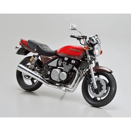Aoshima Bunka Kyozai 1/12 The Bike Series No.30 Kawasaki ZR400C ZEPHYR X 2009 Plastic Model, Molded Color