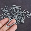 Steel Wire Fencing Staples 50Pcs Galvanized U Shaped Nails 1-1/4''