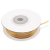Gold Ribbon 3mm Double Satin Roll Satin Ribbon for Party