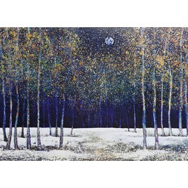 Woodland Evening Deluxe Boxed Holiday Cards (20 cards, 21 self-sealing envelopes)