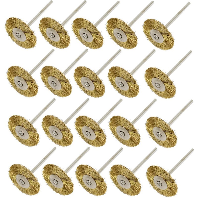 JINTONG Router Brush Wheel Type [0.09 inch (2.35 mm) Shaft]