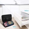 ShellKingdom Battery Organizer Storage Case with Tester, Battery Vault Case