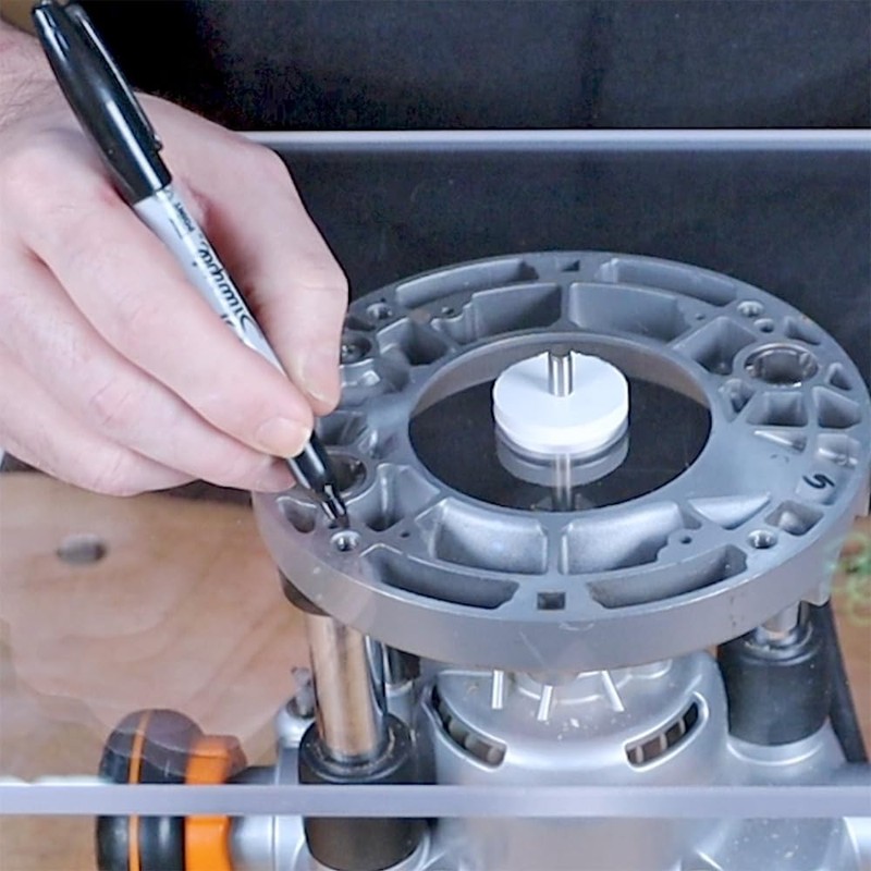 Infinity Cutting Tools Universal Router Base Plates (11.5" x 11.5"