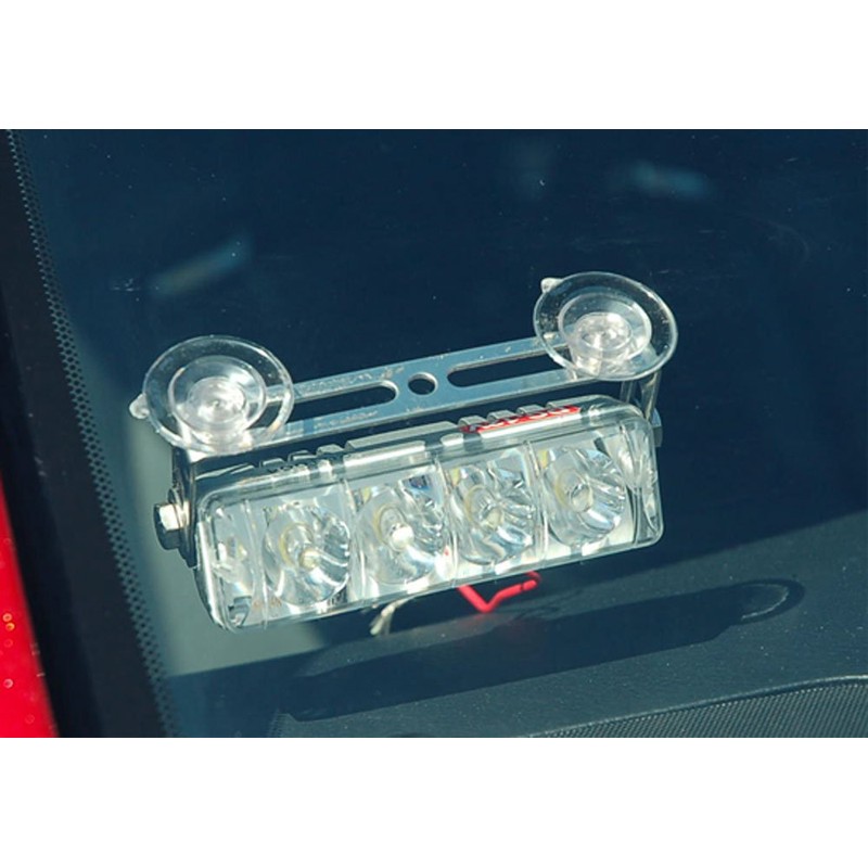 L121 Blue and White Led Strobe Light Kit Includes Flasher