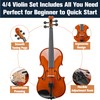 Mendini By Cecilio Violin 4/4 Full Size For Beginners -