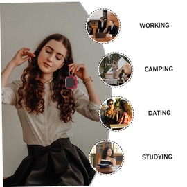 KONTONTY Small Compact Earphone Organizer Wireless Headset Protective Cover Earphone Collision Case