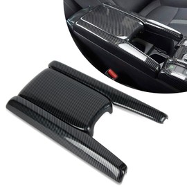 Civic 10th Generation Armrest Box Cover, PSLER Car Console Box Trim Cover, Storage Box Cap, Center Console Cover for Civic 10th Generation 2016-2022, Carbon