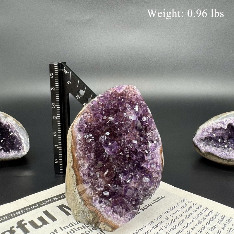 HoHpHq Natural Amethyst Crystal - One Product one Image, Real