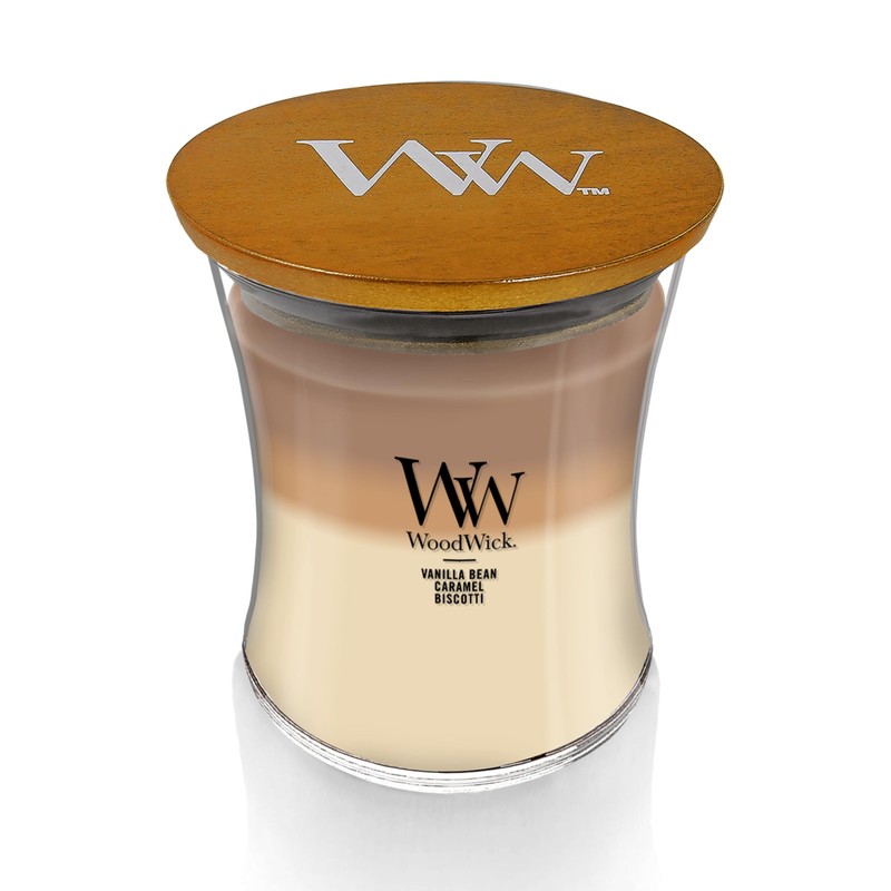 WoodWick Café Sweets Medium Hourglass Trilogy Candle 9.7 oz.