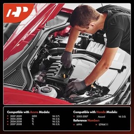 A-Premium Bujías de Iridio y Platino Compatibles con Honda Accord 2003-2007 y Acura MDX 2007-2009, TL 2004-2008, RL 2005-2008, 3.0L 3.2L 3.5L 3.7L, Ju