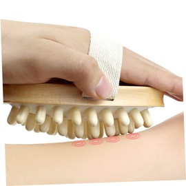 FOMIYES Wooden Cushion Body Brush for Dry Brushing and Spa Gentle Exfoliation and Lymphatic for Home Use Soft Bristles for Skin Types