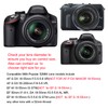 52 mm Lens Hood Set, Foldable Rubber Lens Hood with