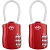 Diyife TSA Luggage Locks, [Newest Version][2 Packs] 3-Digit Security Padlock,