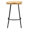Modway EEI-6741-OAK Concord Backless Wood Counter Stools - Set of