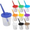 10 PCS Paint Cups, Spill Proof Paint Cups with Lids