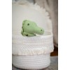 Tikiri 8598304 Natural Rubber Crocodile Comforter for Babies and Children