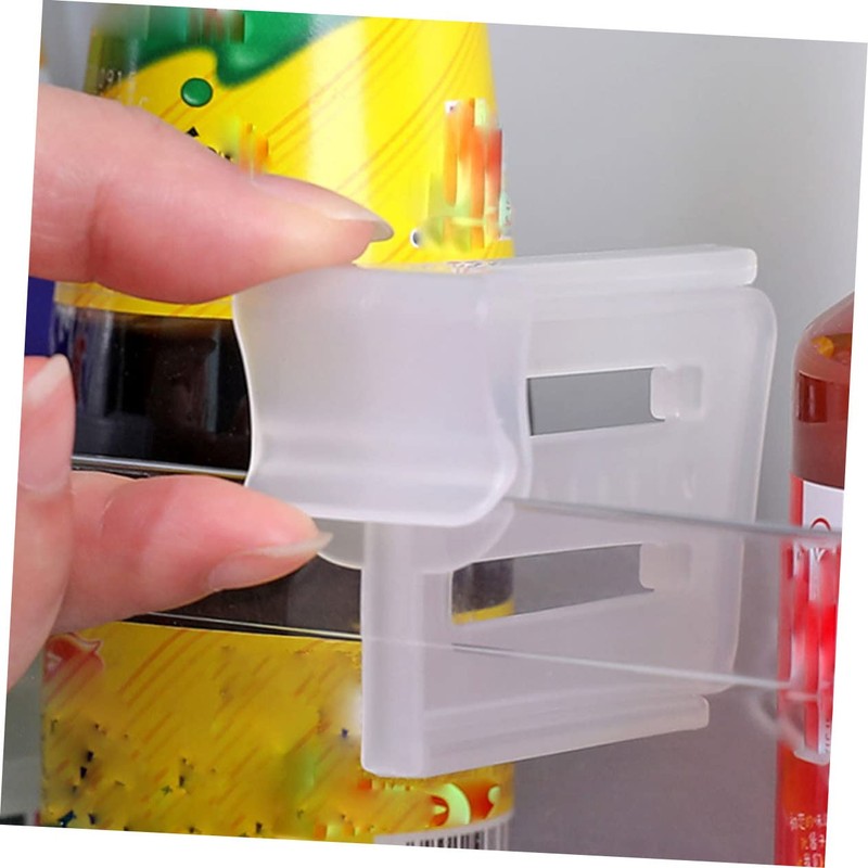 TEHAUX 8Pcs Refrigerator Dividers Transparent Separators for Fridge Side Door