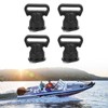 4PCS Tie Downs for Kayak Track Mount, Nylon Track Mount